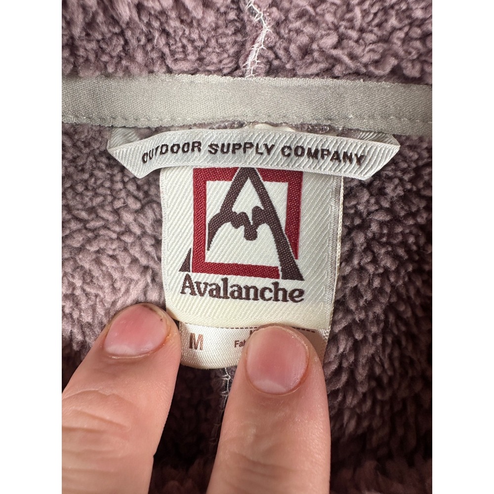 Avalanche Outdoor Supply Sweatshirt Womens M White Aztec Print Fleece Cowl Neck‎ - Picture 2 of 7